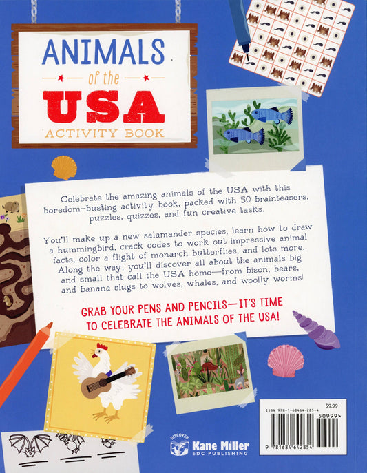 Celebrate the States: Animals of the USA Activity Book