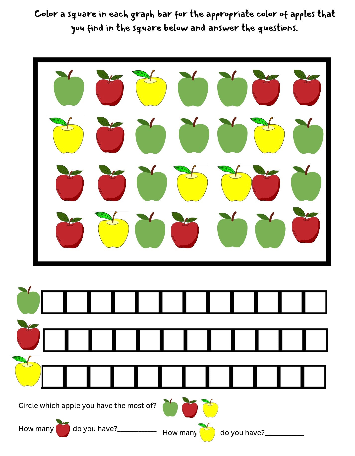 All About Apples for Preschool and Kindergarten