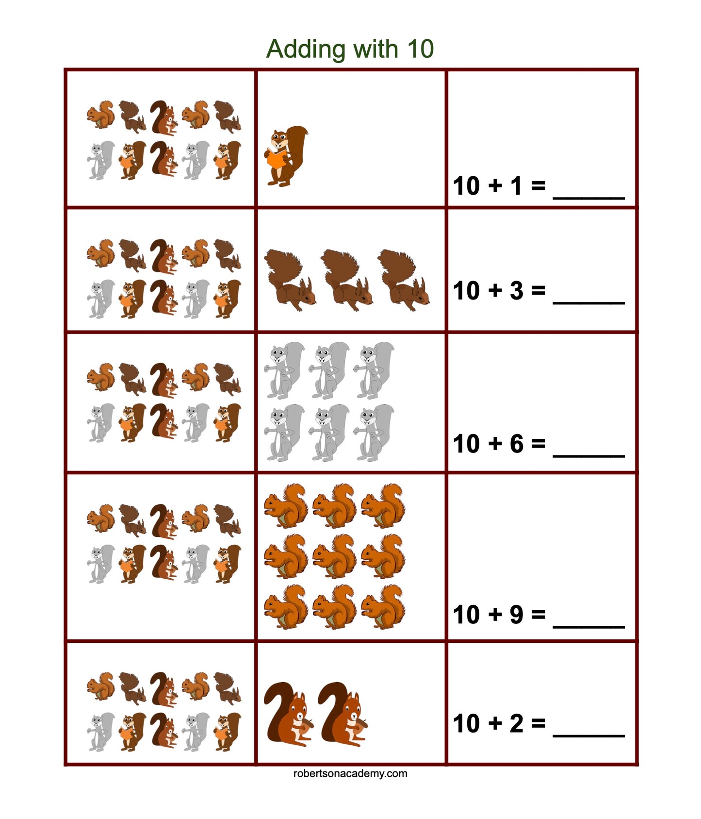 Autumn Math for 1st - 3rd Grades: Digital Product