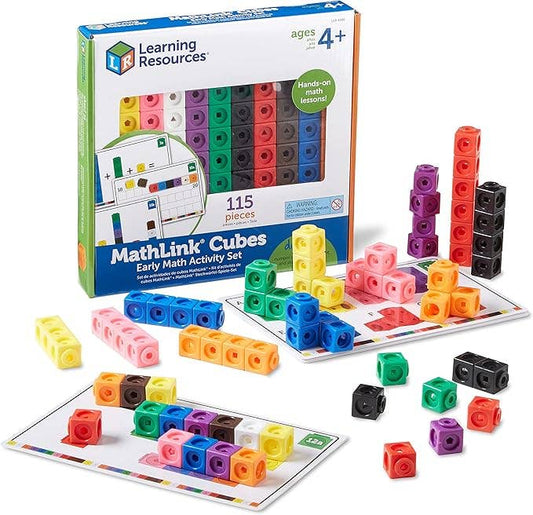 Learning Resources Early Math Mathlink Cube Activity Set