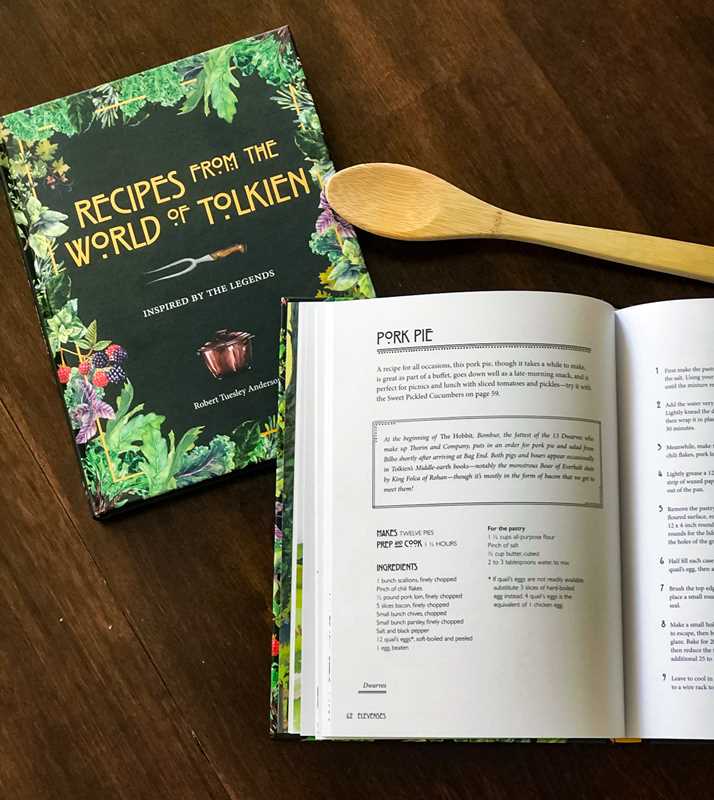 Recipes from the World of Tolkien by Robert Tuesley Anderson: Hardcover; 176 pages