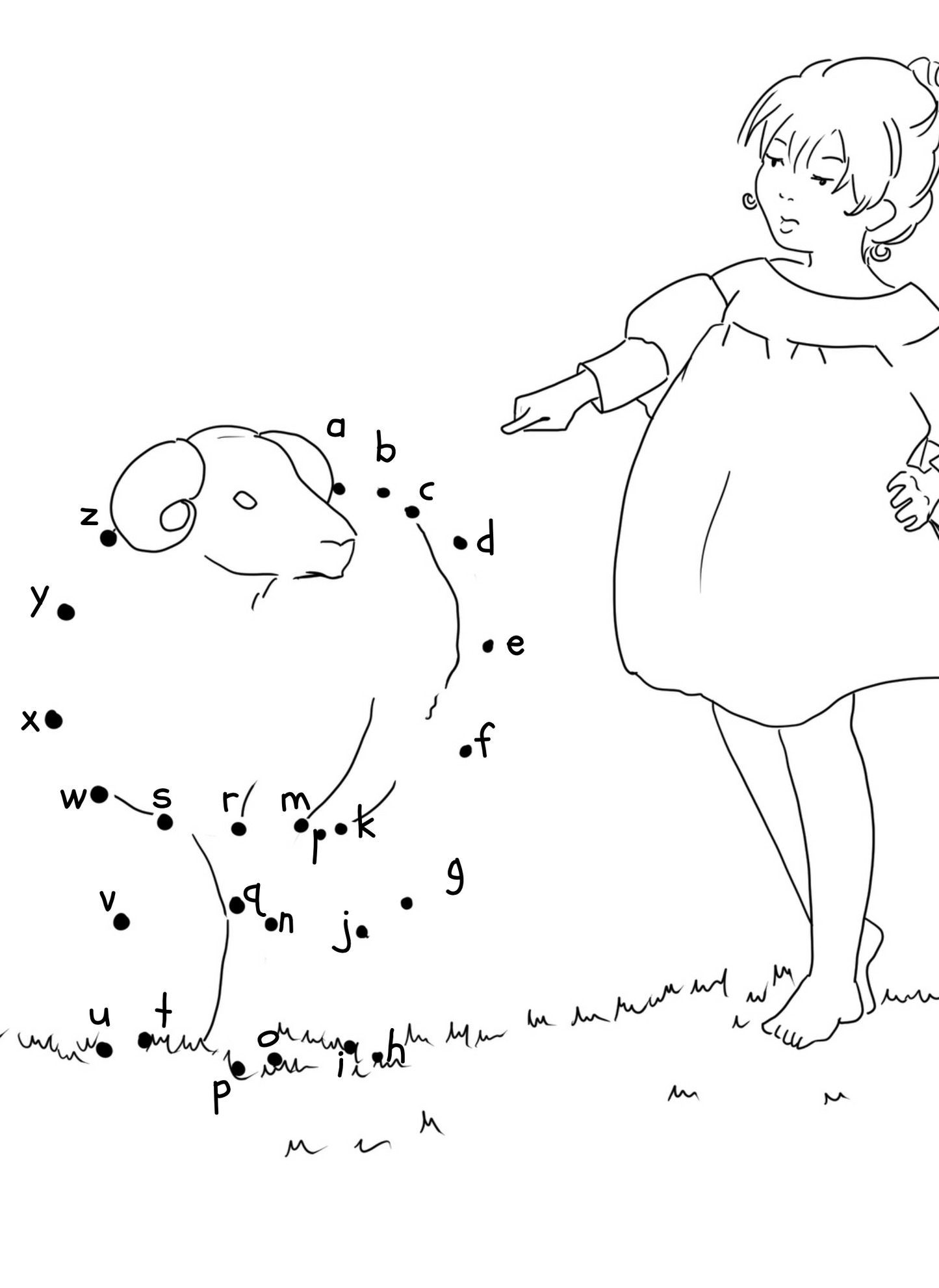 Farm Animal ABC Dot to Dot