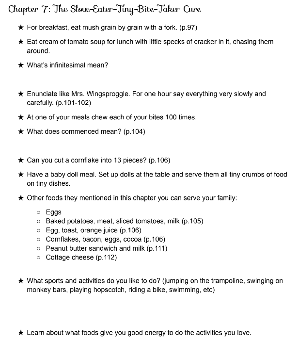 Mrs. Piggle-Wiggle 4 Book Study Guide