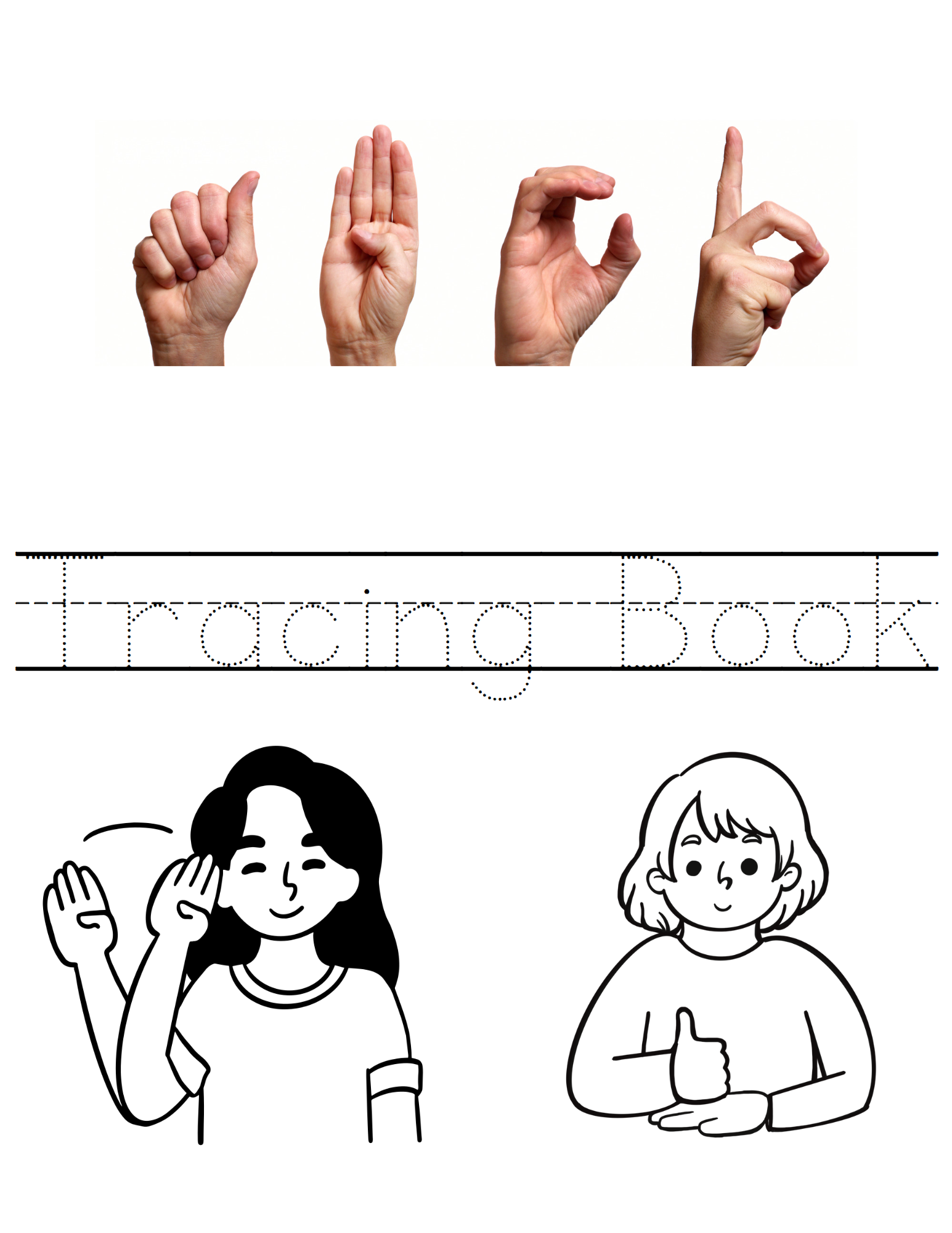 asl clipart book