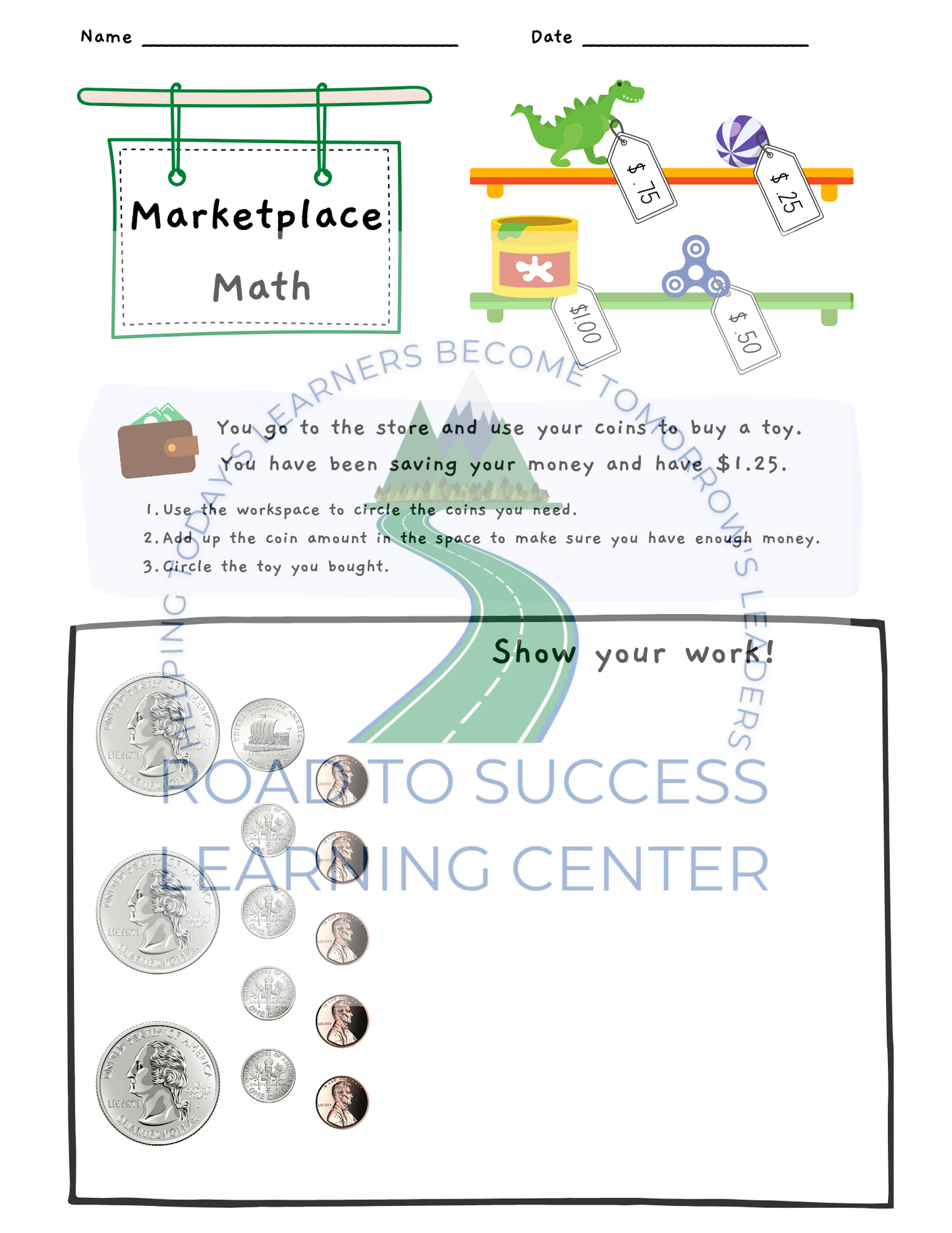 American Money Workbook for 1-4th Grades