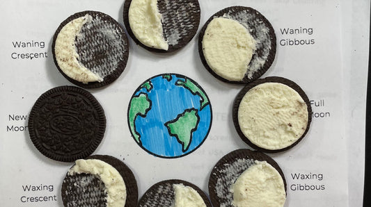 Phases of the Moon With Oreos Science Experiment Journal & Step-By-Step Instructions
