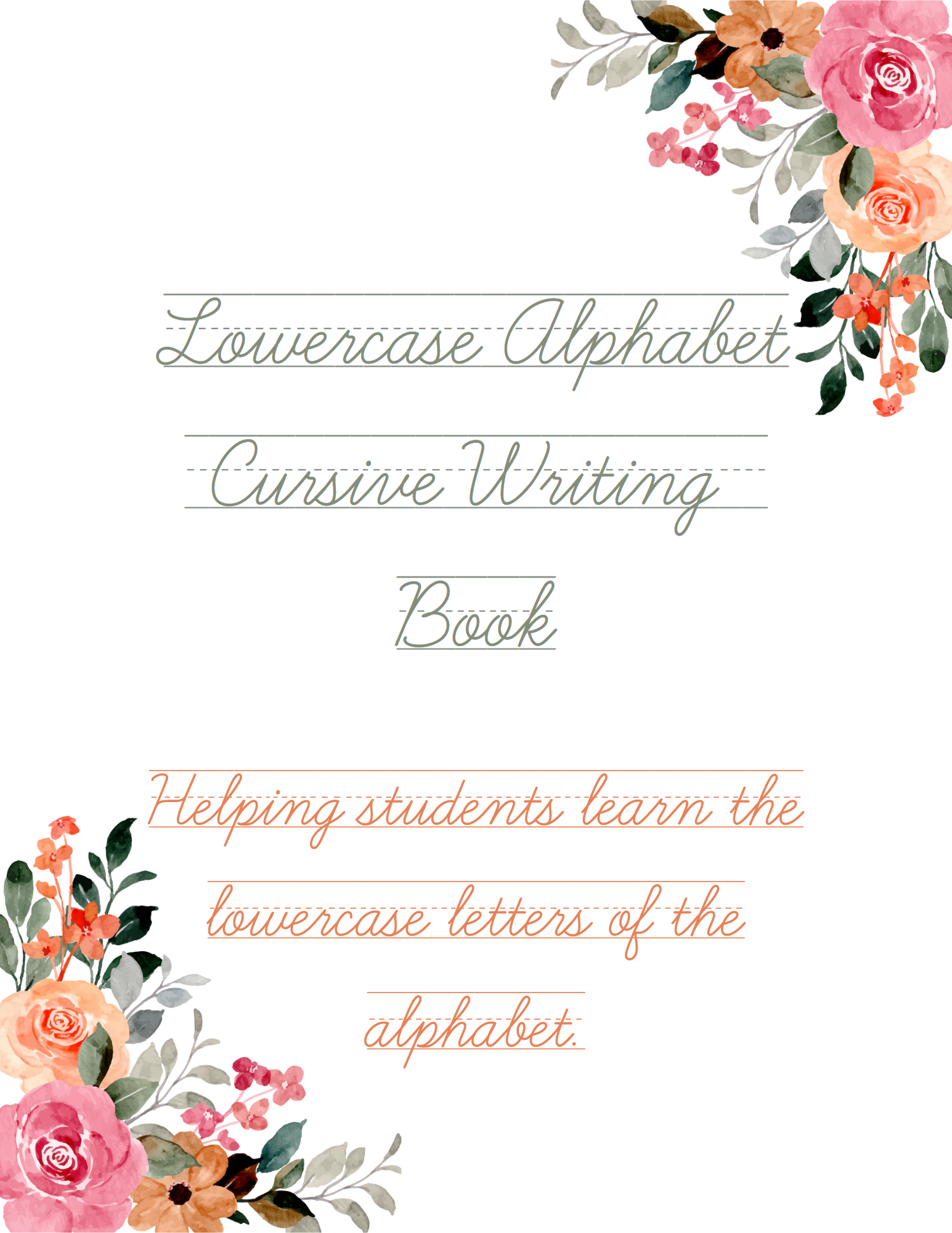 Writing in Cursive - Cursive Writing Book