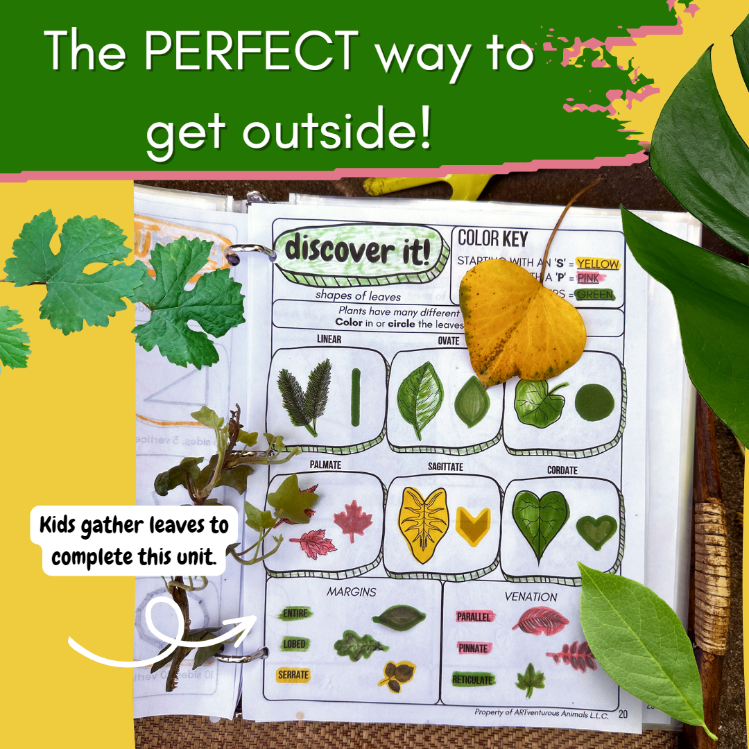 Nature Art Journal for Kids: Explore Art Elements and Plant Science Topics