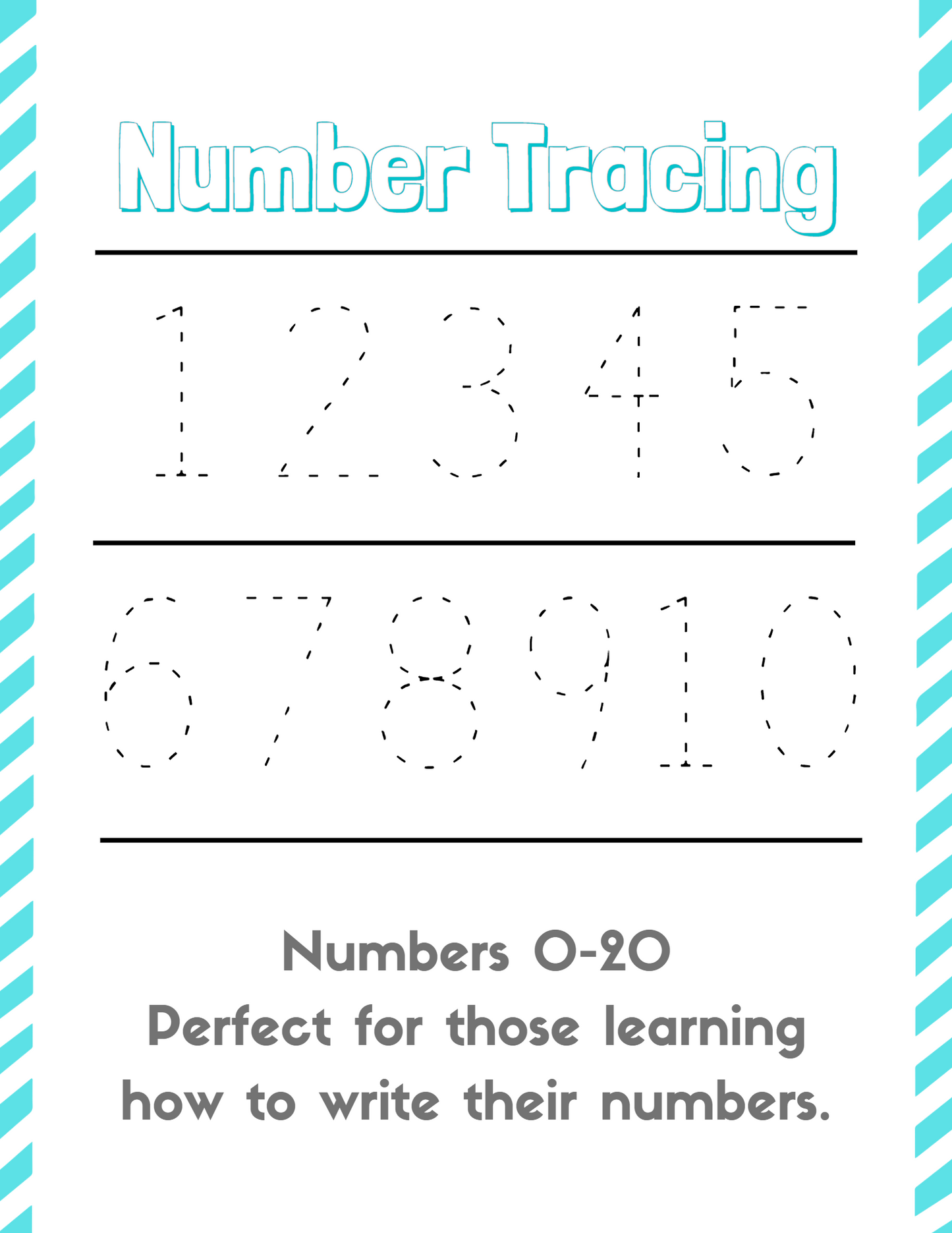 Number Tracing Workbook