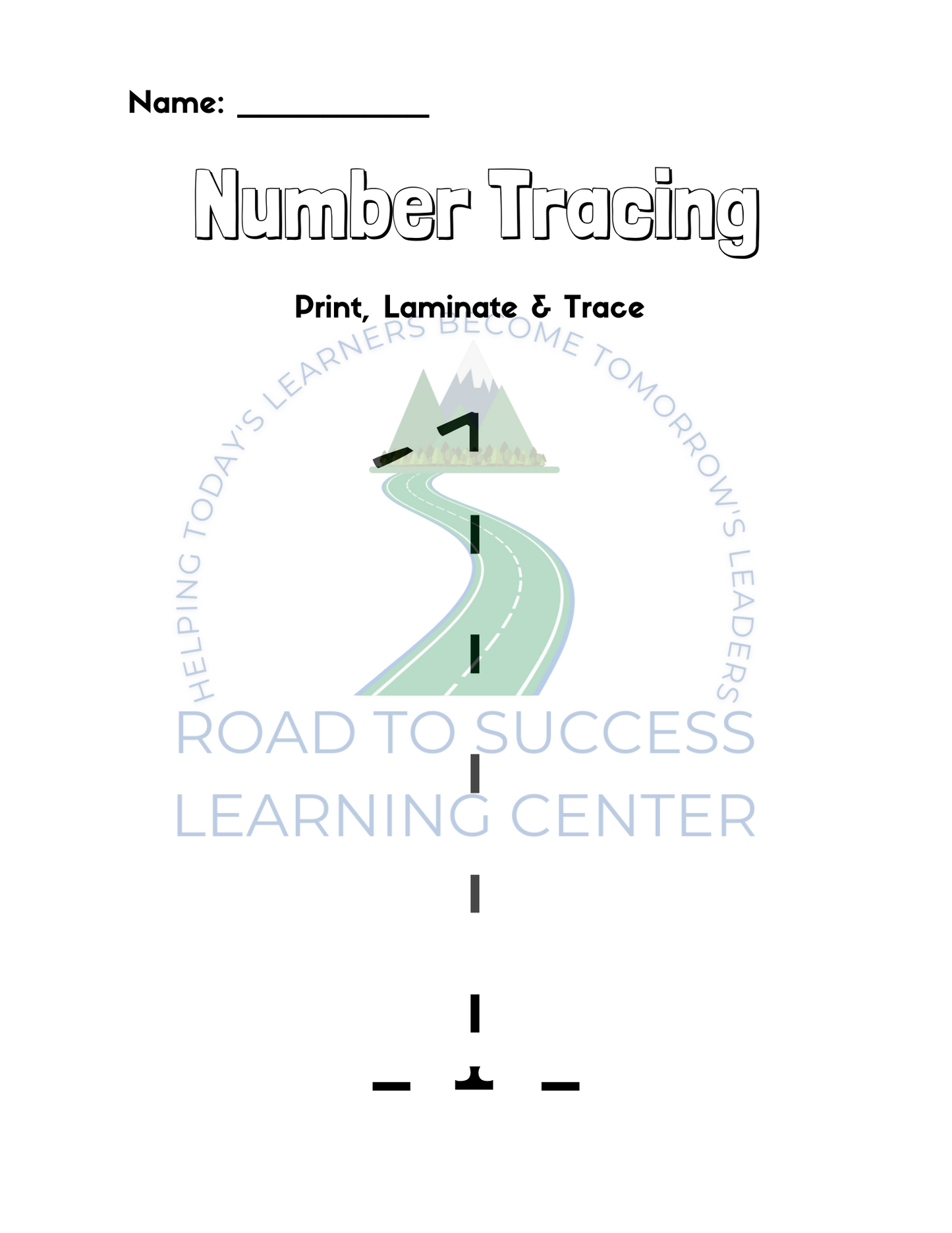 Number Tracing Workbook