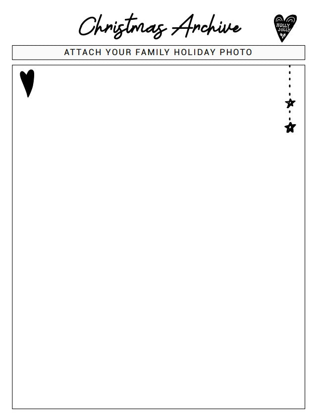 25 Year Christmas Memory Journal