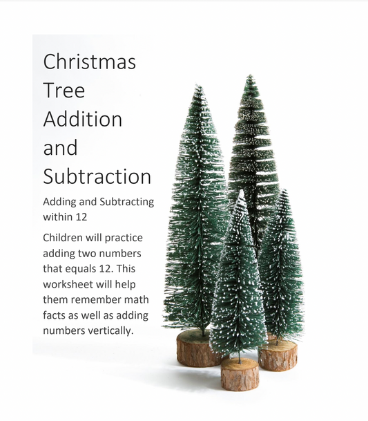 Christmas Tree Addition and Subtraction