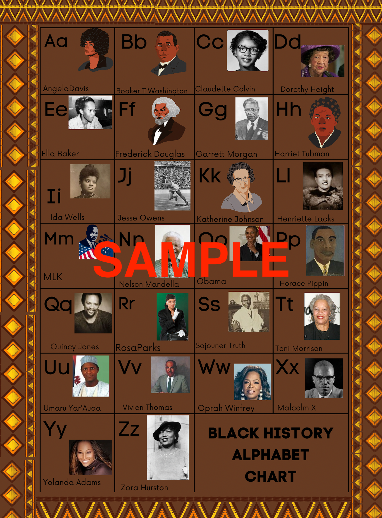 Black History ABC Poster