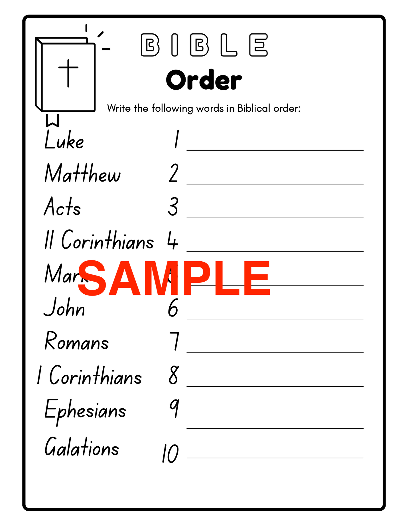 Fun Bible Activity Workbook
