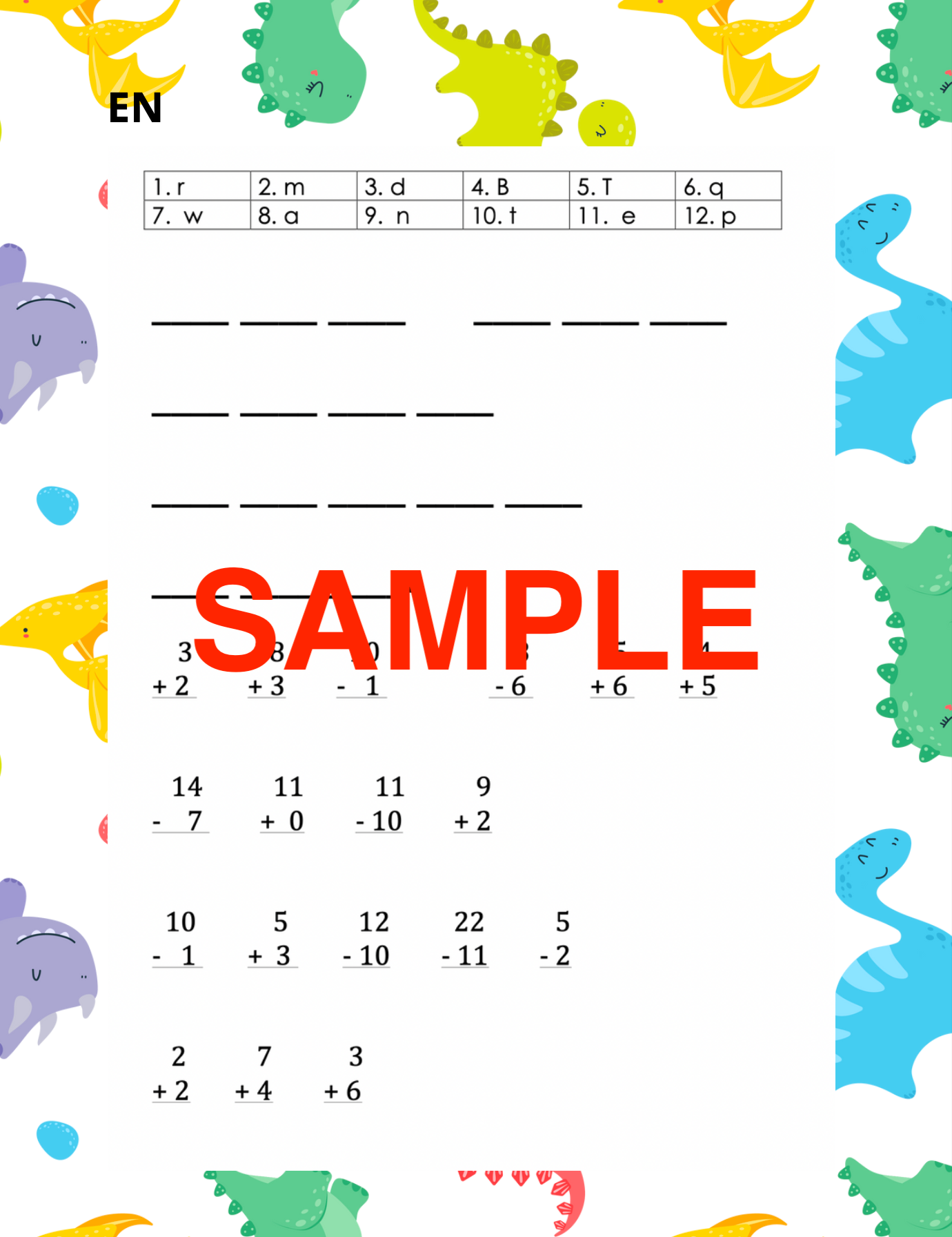 CVC Word Families Secret Sentences & Double Digit Math