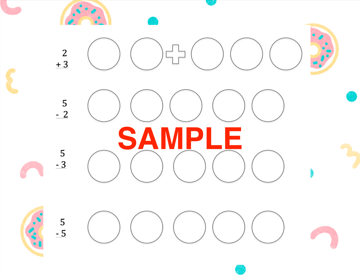 Roll & Smash Math! Addition and Subtraction Worksheets