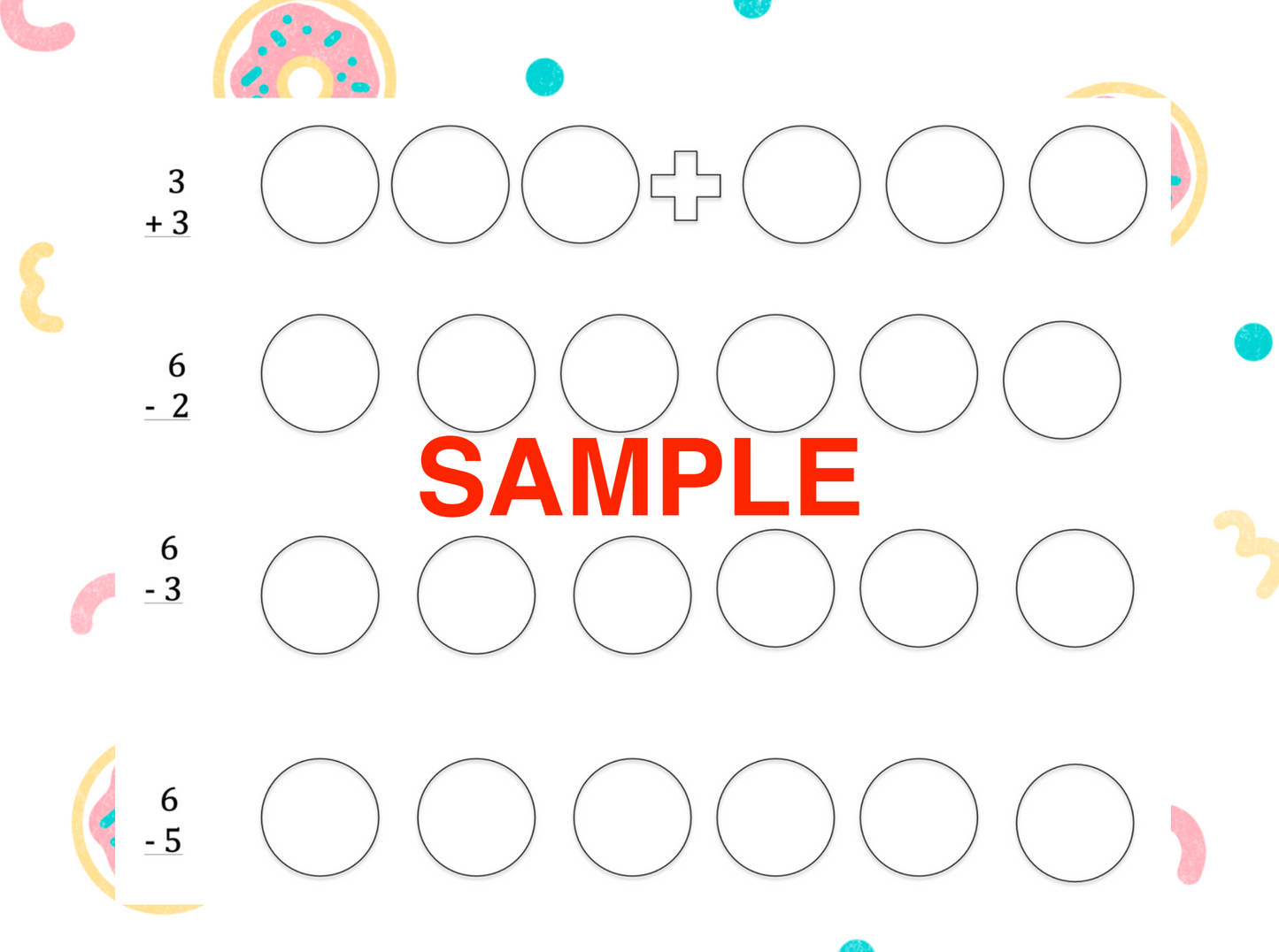 Roll & Smash Math! Addition and Subtraction Worksheets