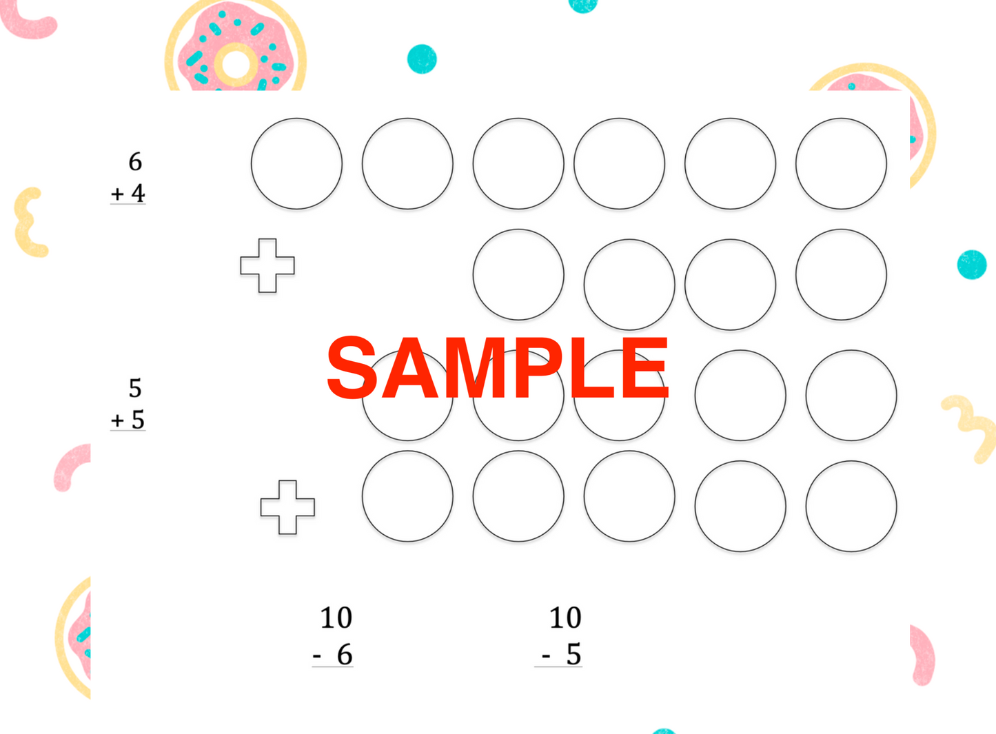 Roll & Smash Math! Addition and Subtraction Worksheets