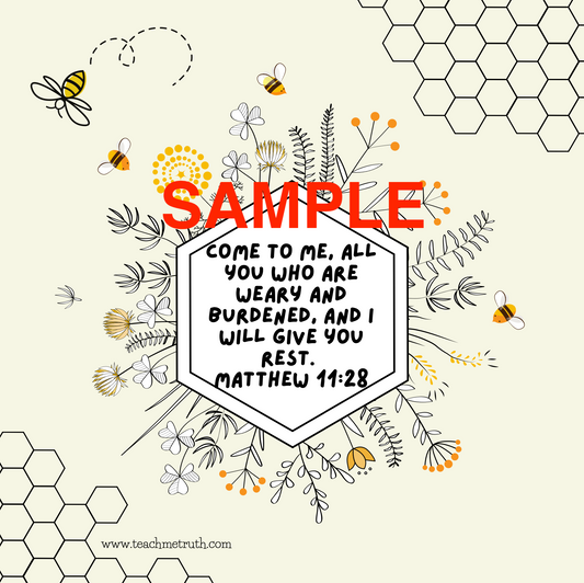Busy as a Bee - Bible Activity
