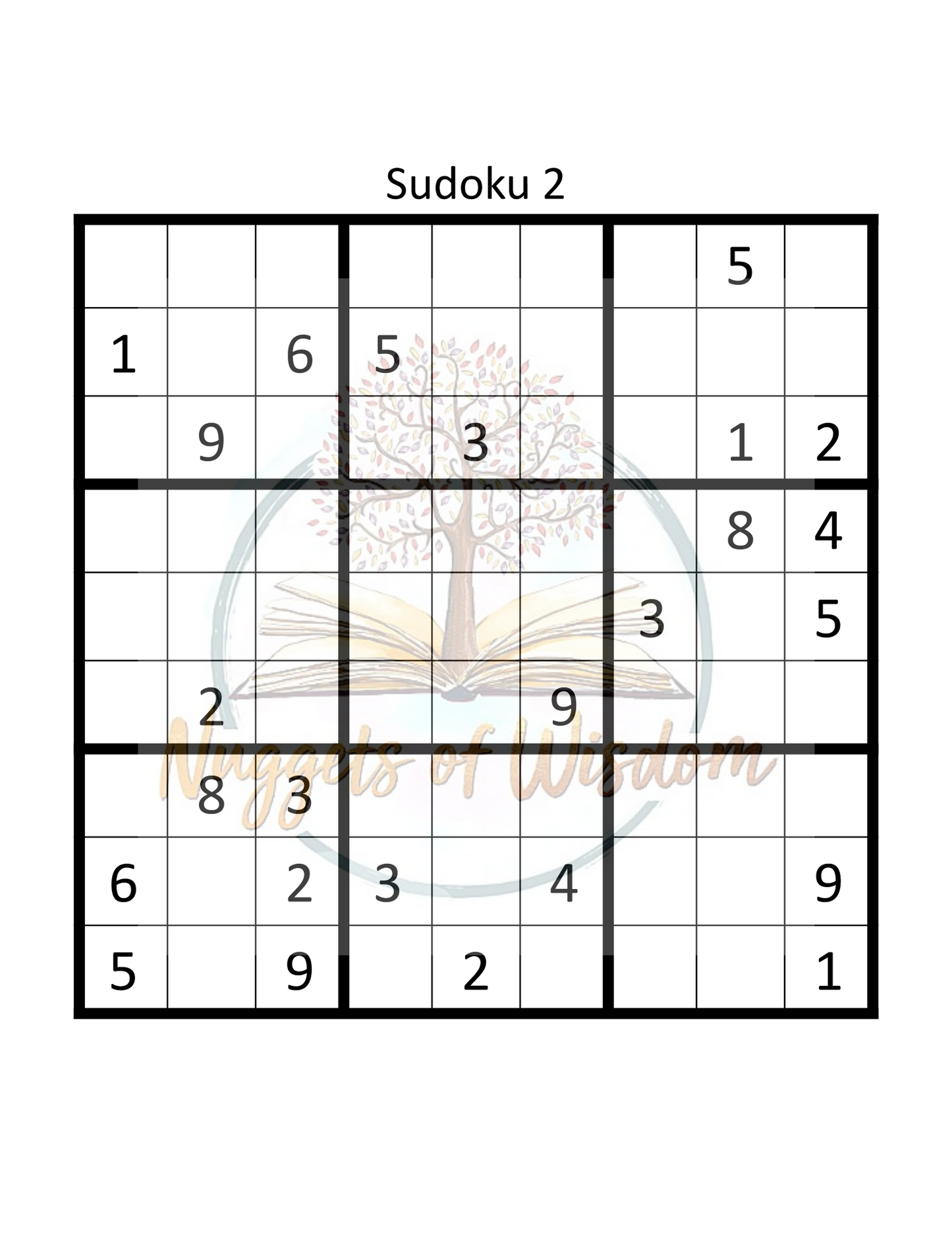 Sudoku Book 1 (100 Puzzles for Adults)