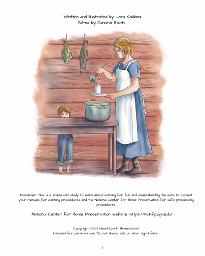 Canning Unit Study