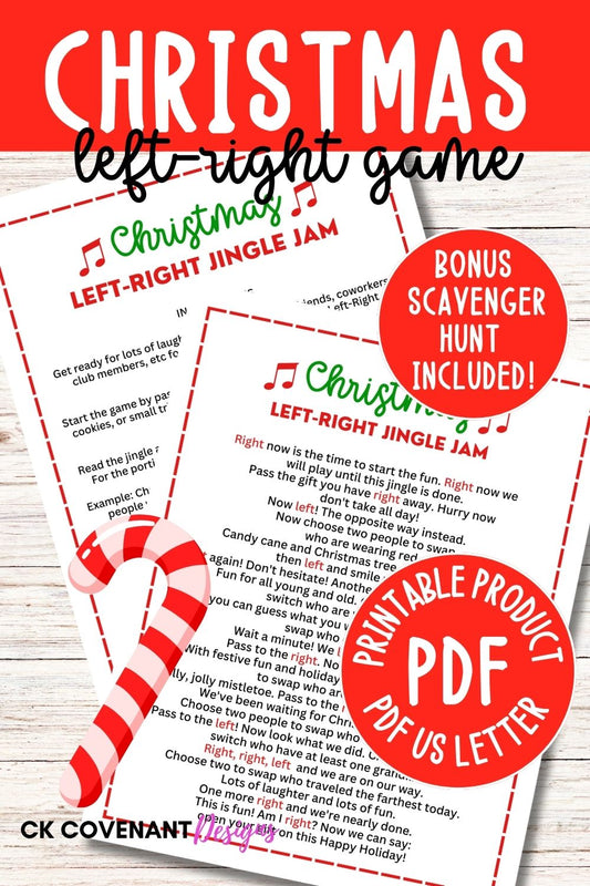 Christmas Left-Right Game