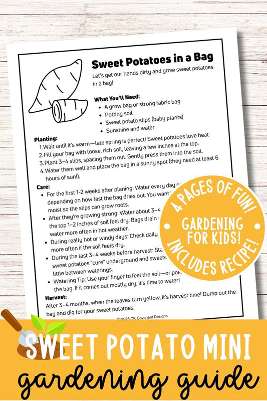Sweet Potato Mini Gardening Guide