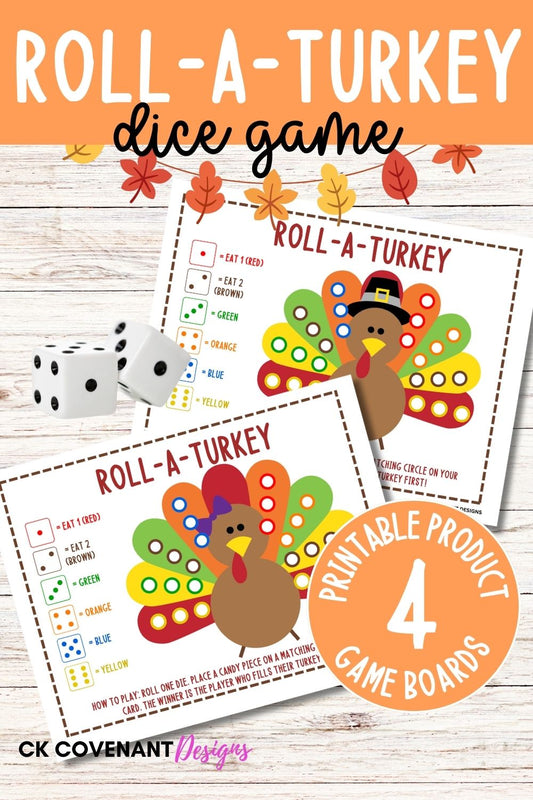 Roll-Turkey-Dice Game
