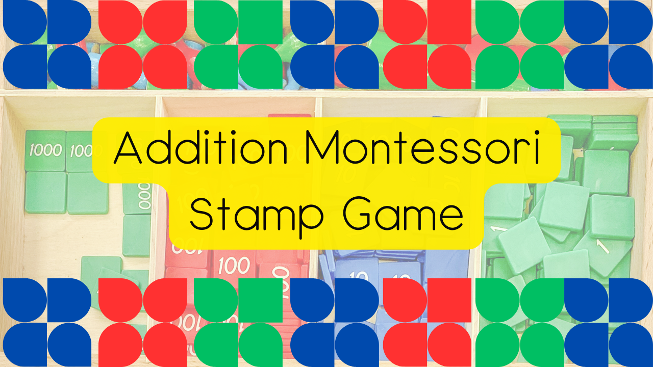 Addition Montessori Stamp Game