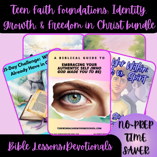 Teen Faith Foundations Identity, Growth, & Freedom in Christ Bundle