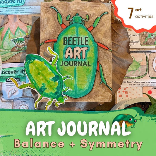 Beetle Art Journal: 7 Independent Art Activities That Teach Balance and Symmetry