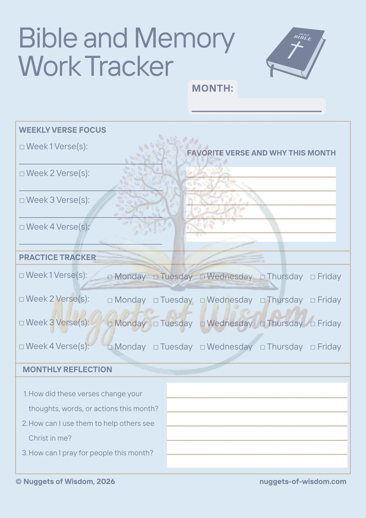 Morning Basket Planning Kit – 12 Pages for Bible, Read-Alouds, Beauty Loop & Family Reflection