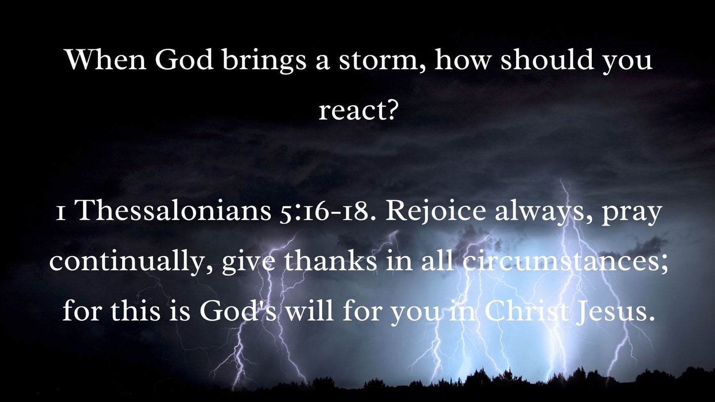 Prayer in Storms