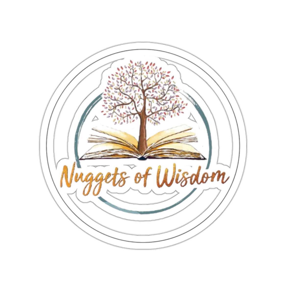 Nuggets of Wisdom Kiss-Cut Stickers