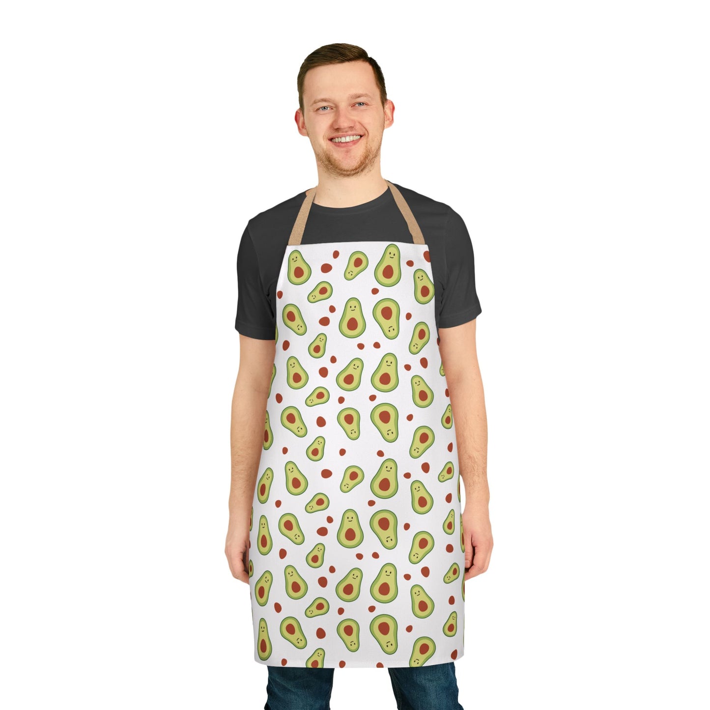 Avocado Apron, 5-Color Straps (AOP)