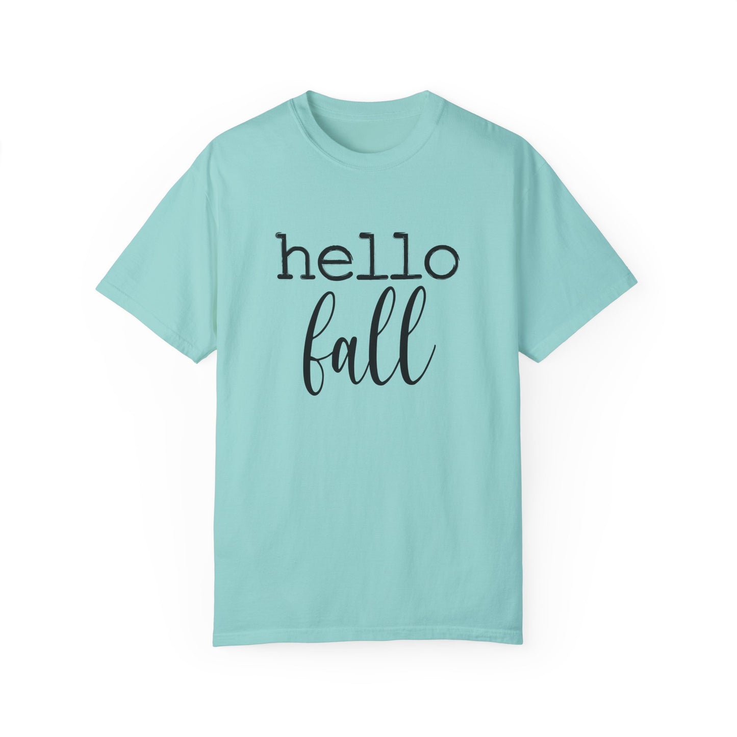 Hello Fall Unisex Garment-Dyed T-shirt