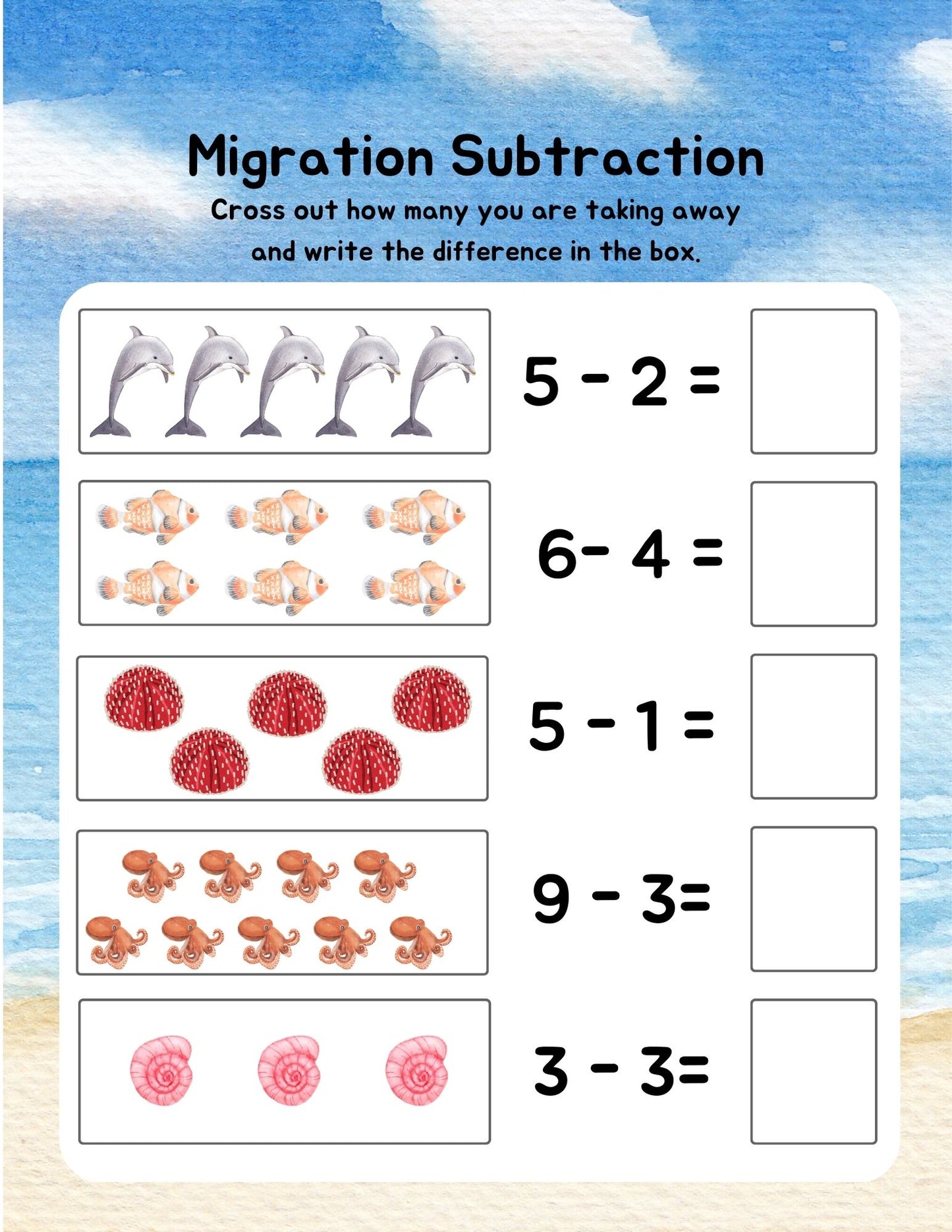 Treasures of the Sea: Pirates and Oceans Kindergarten Math: A full year curriculum: Digital Copy