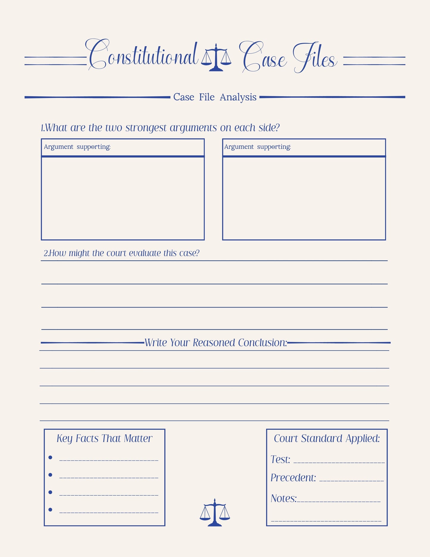 NoW Scholars Series™ – Constitutional Case Files