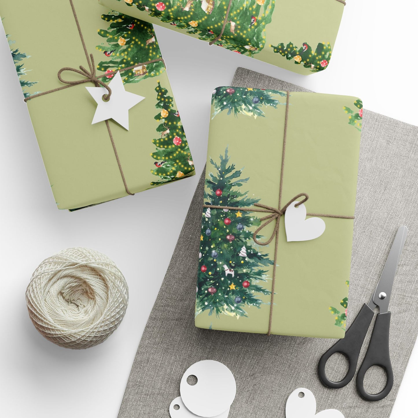 Christmas Trees Wrapping Paper