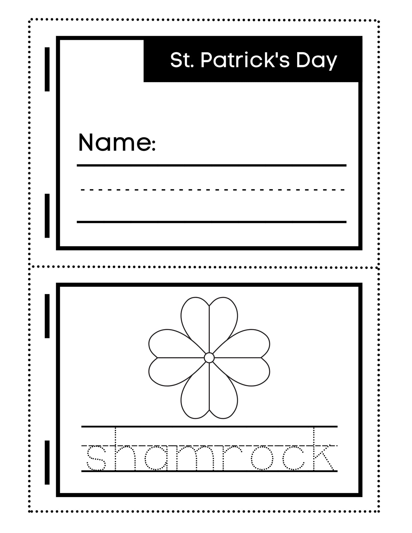 St. Patrick's Day Activity Book