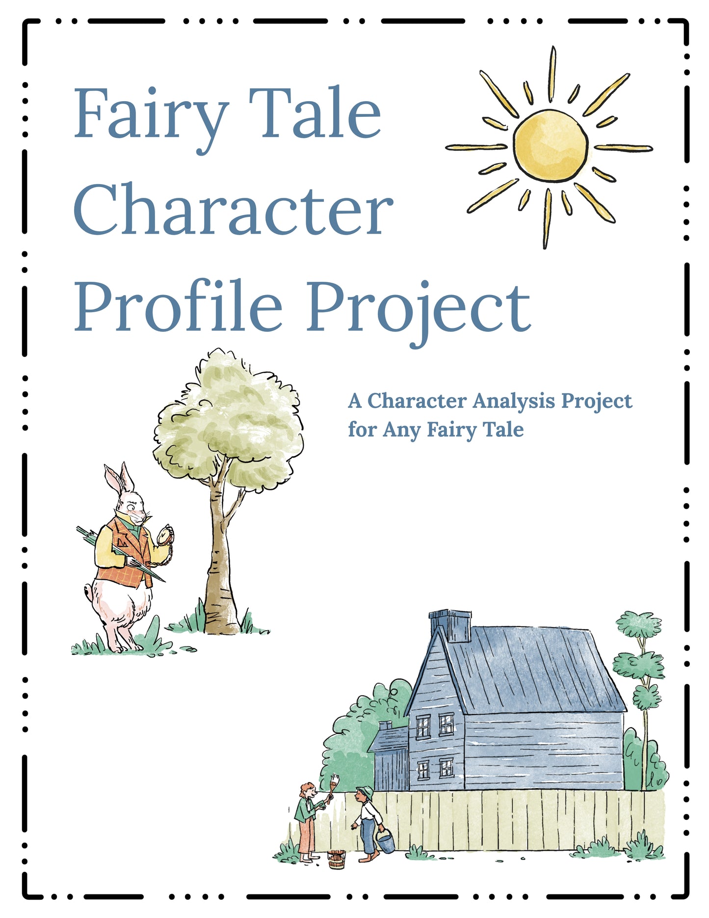 Fairy Tale Character Profile Project | Character Traits, Text Evidence & Summary