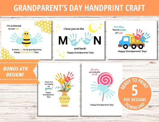 Grandparents Day Handprint Craft