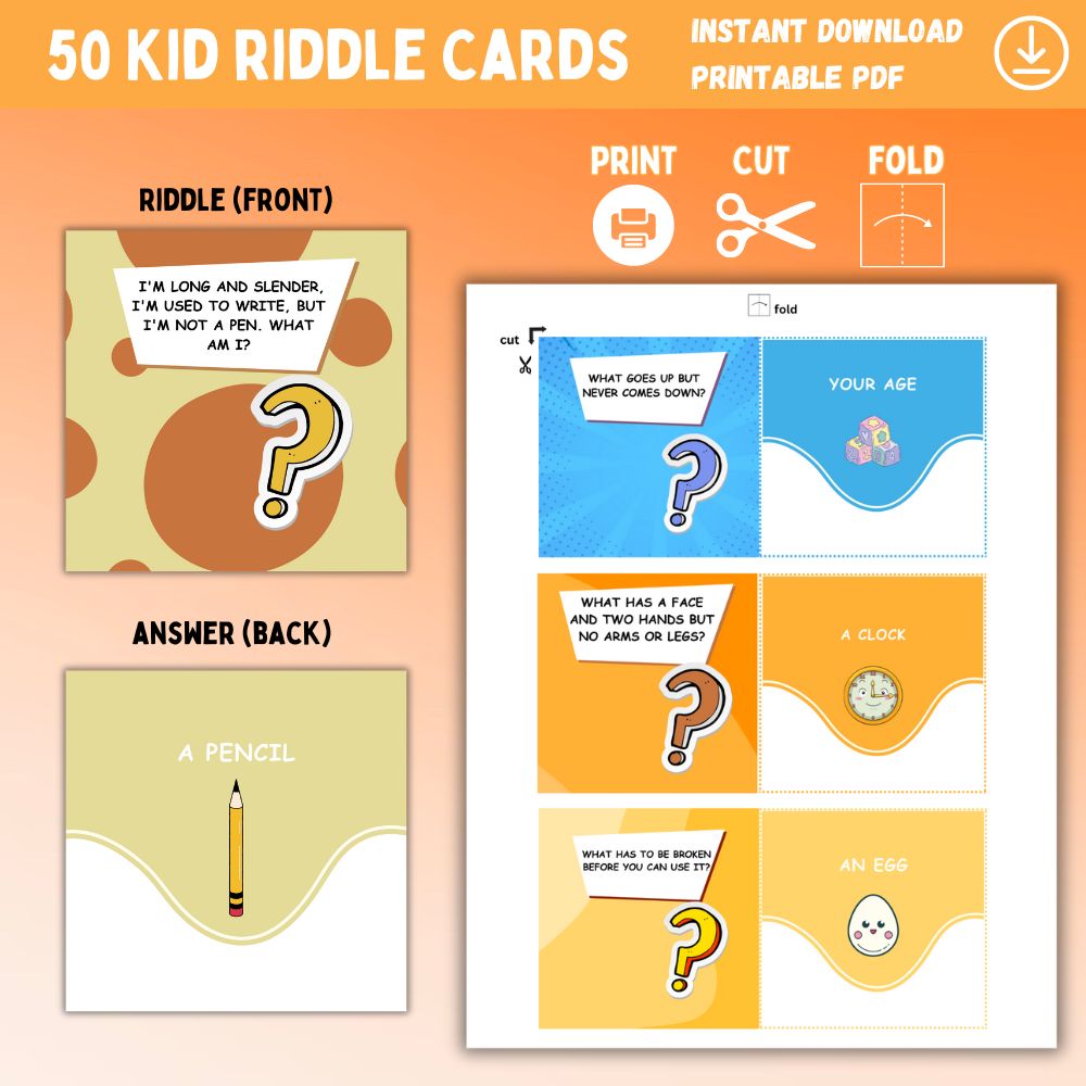 50 Riddles for Kids!