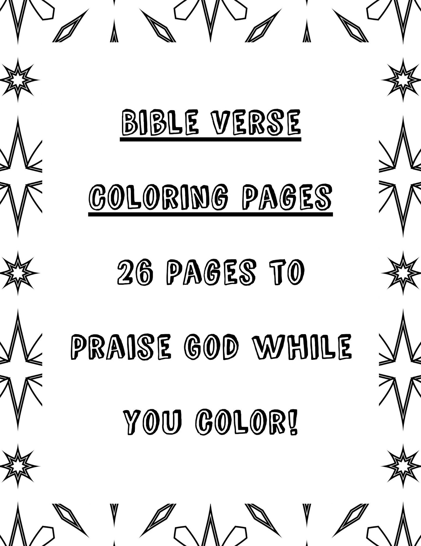 ESV Bible Verse Coloring Pages: 26 Pages to Color