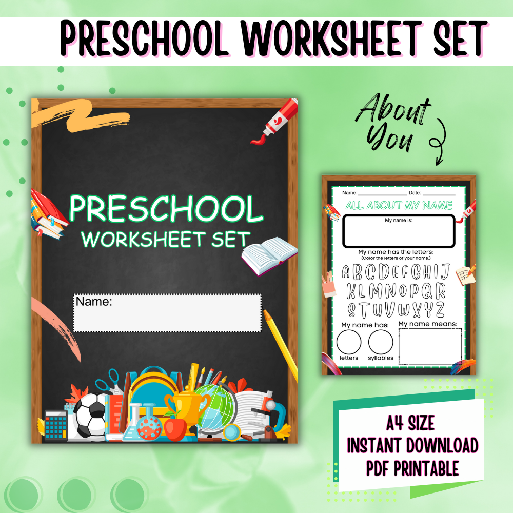 Preschool Worksheet Set