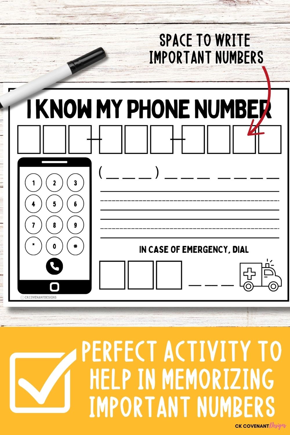 Phone Number Practice Worksheet