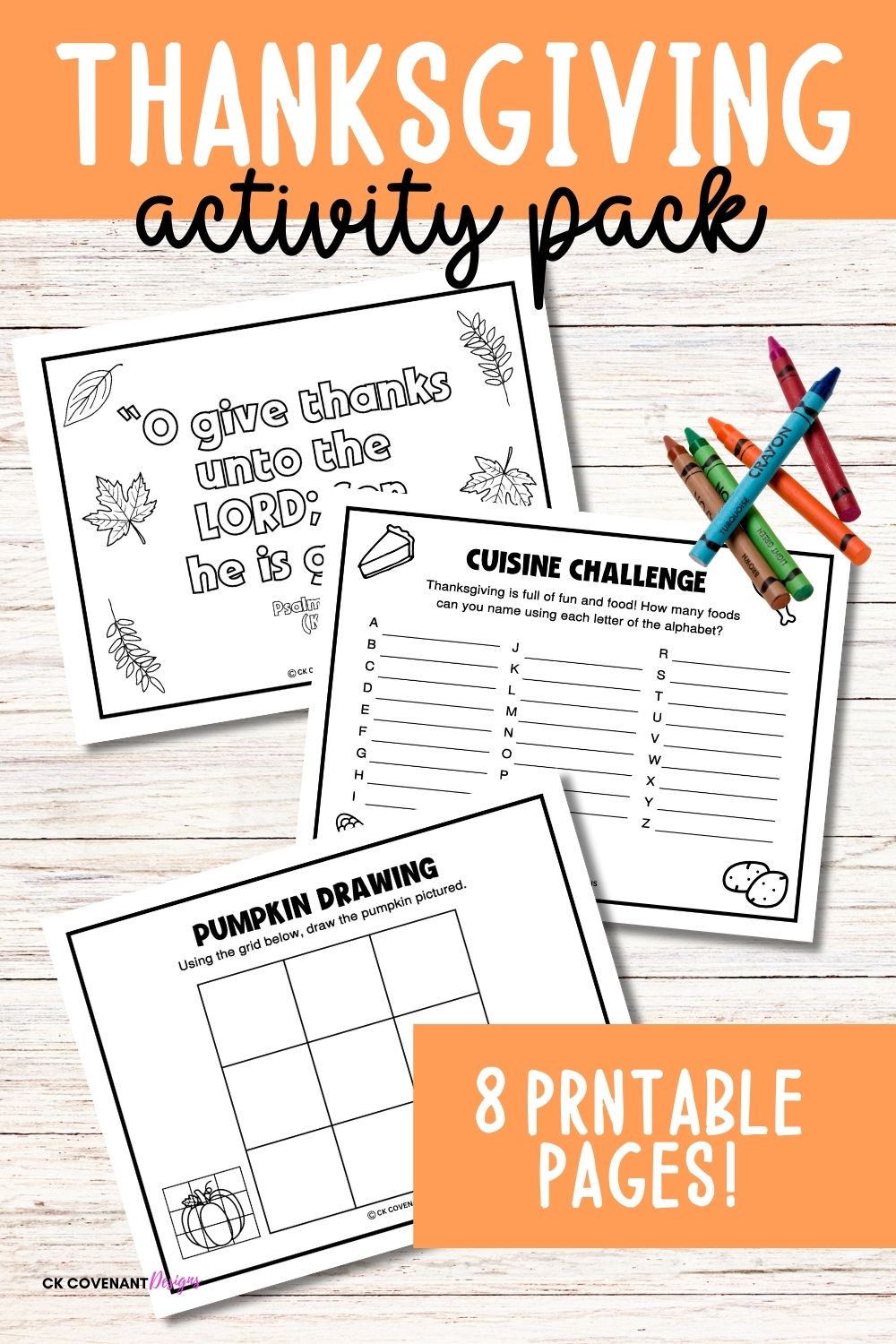Thanksgiving Activity Pack