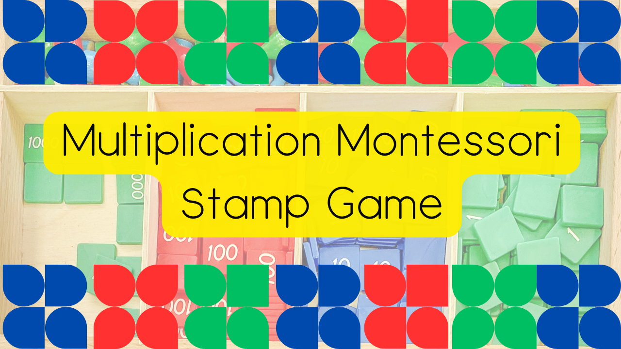 Multiplication Montessori Stamp Game