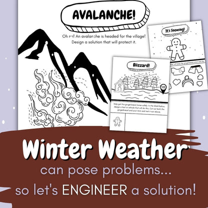 Winter Weather Engineering Activities - STEM and STEAM Projects for Kids