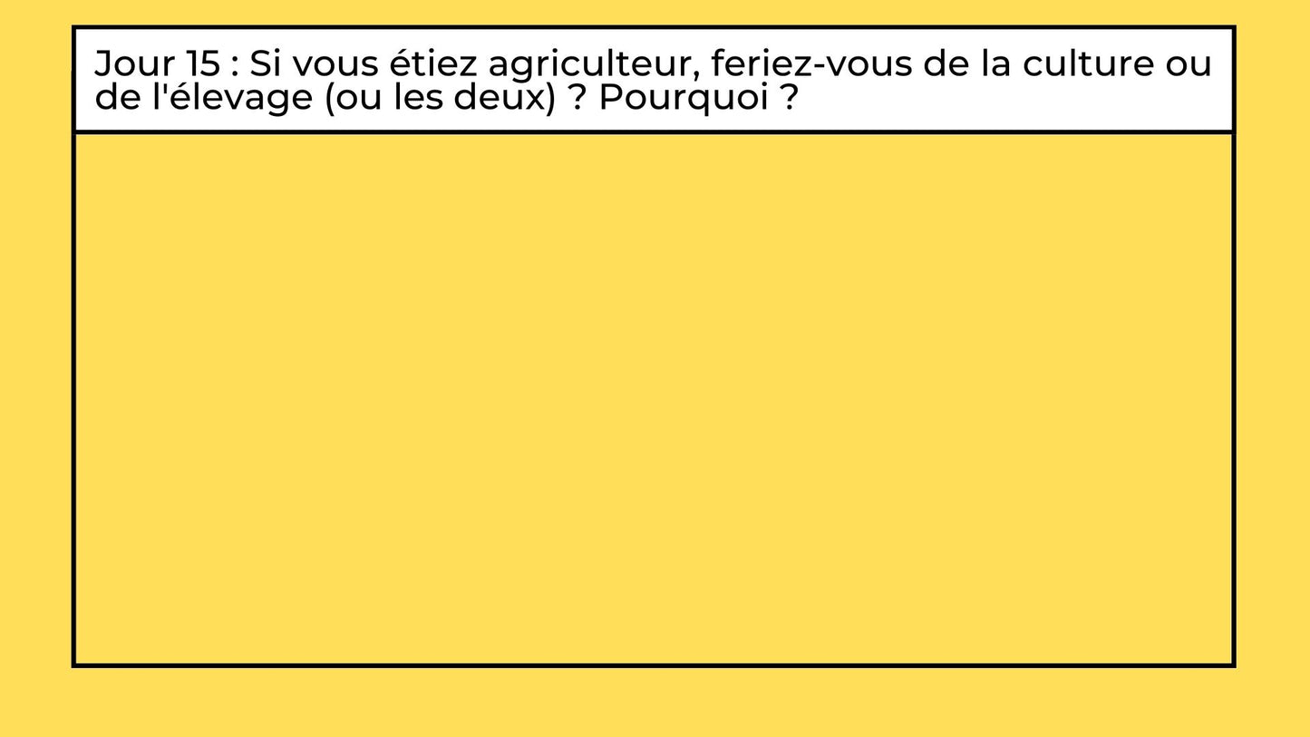 French Writing Prompt Journal, Écriture en Français de 90 jours #1 Editable